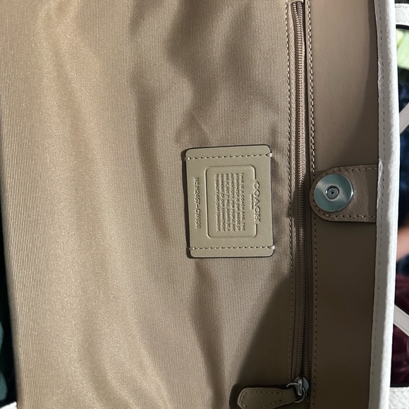 Coach White Limited Edition Rocket Print City Tote Bag - Picture 9 of 12